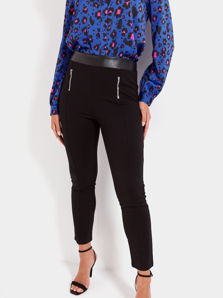 Pour Moi Amy broek van imitatieleer - Image 4 of 7