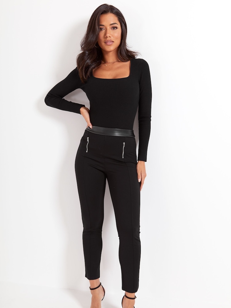Pour Moi Amy broek van imitatieleer - Image 5 of 7
