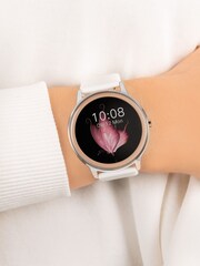Sekonda Ladies White Silicone Strap And Silver Case Smart Watch - Image 6 of 6