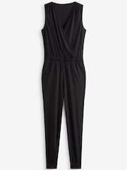 Black Next Active Sport Yoga Sleeveless Jumpsuit - Image 5 of 5