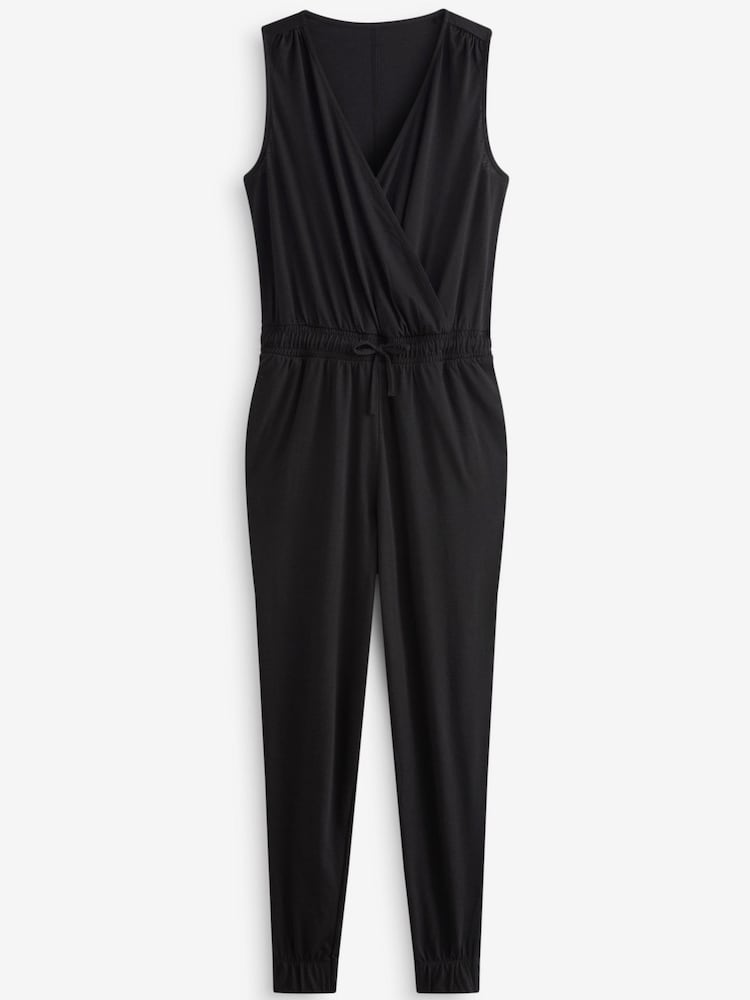 Black Next Active Sport Yoga Sleeveless Jumpsuit - Image 5 of 5