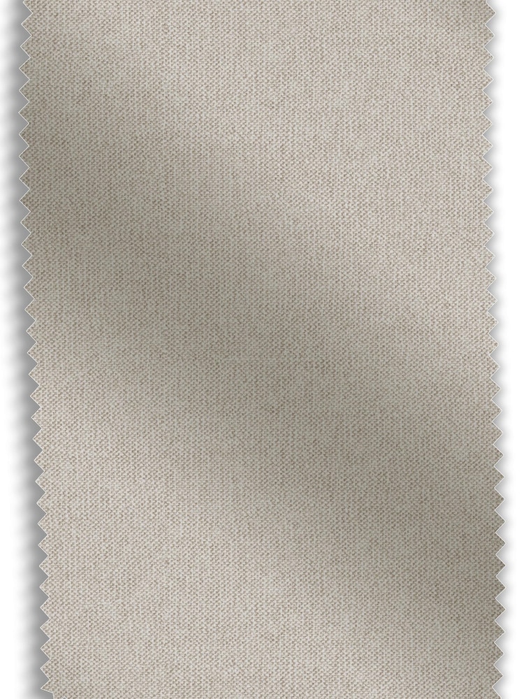 Soft Texture Light Natural Madeline Scalloped Upholstered Bed Frame - Image 4 of 4