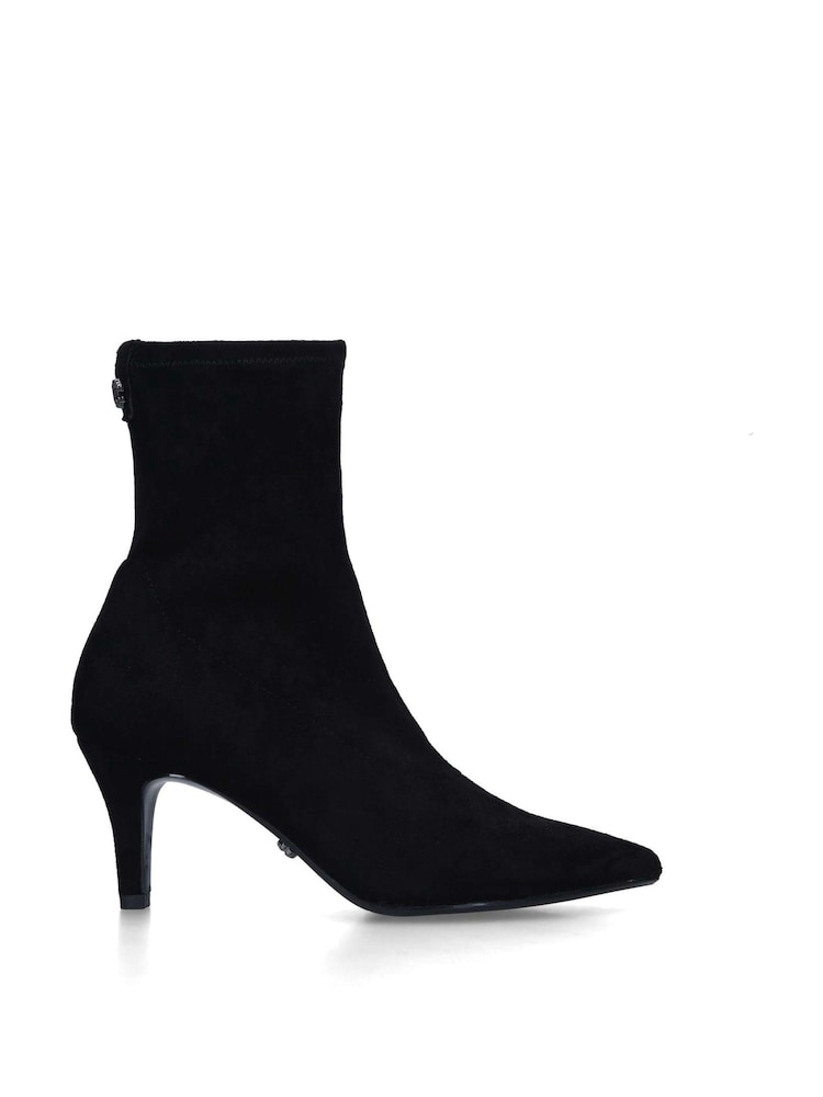 Carvela Comfort Flute Sock Black Boots - Image 2 of 5