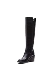 Clarks Black Leather Valvestino Hi Boots - Image 4 of 7