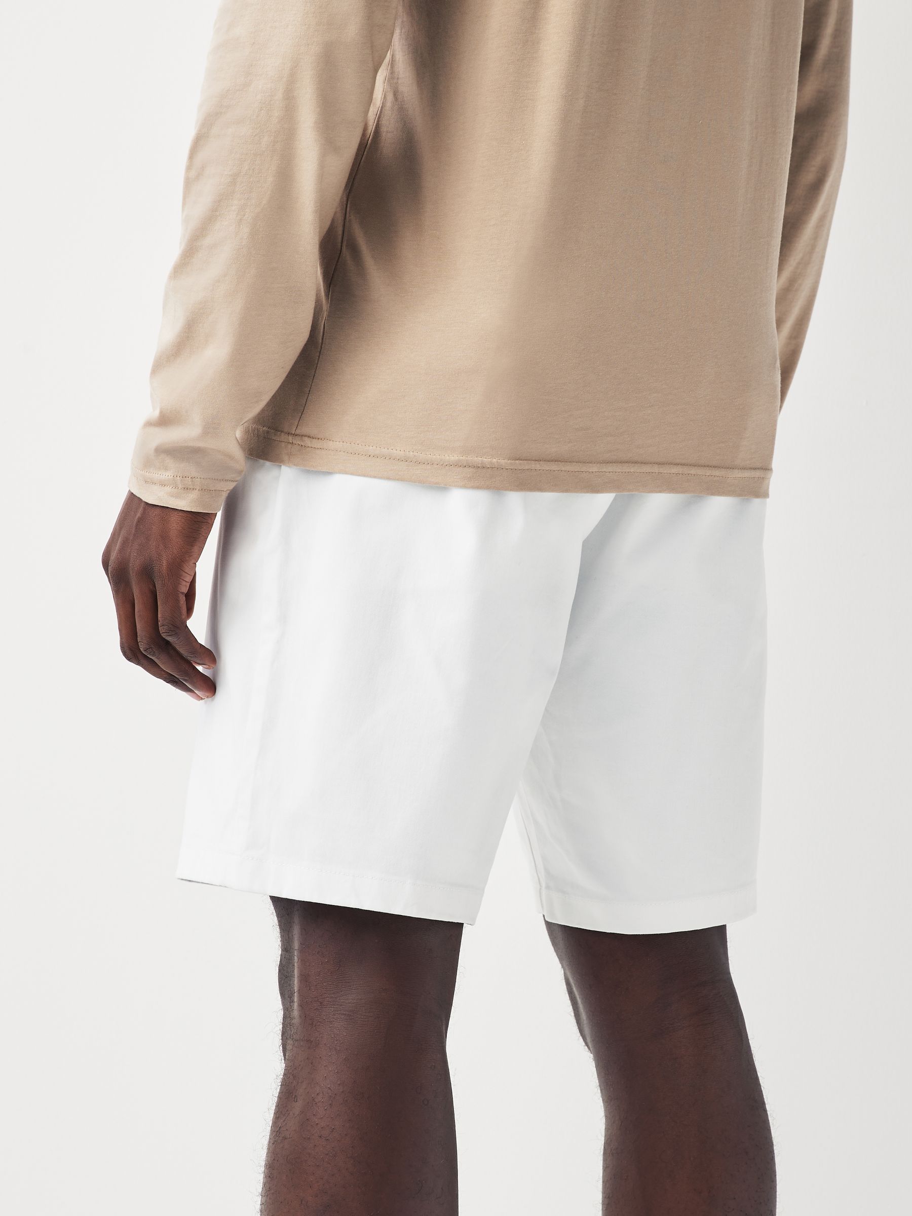 White chino shorts mens uk best sale