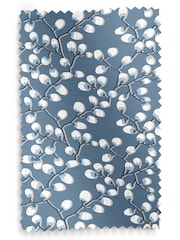 Danube Blue Walsh Made To Measure Roman 100% Cotton Blinds - Image 6 of 6