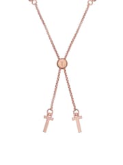 Ted Baker Gold Tone/Rainbow MELRAH: Crystal Adjustable Tennis Bracelet For Women - Image 4 of 8