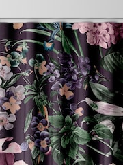 Graham & Brown Amethyst Purple Glasshouse Flora Made to Measure Curtains - Image 7 of 8
