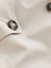 Sand Cropped Trench Jacket - Image 7 of 7