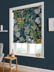 Graham & Brown Midnight Blue Glasshouse Made to Measure Roller Blind - Image 2 of 6