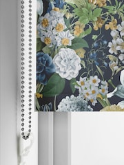 Graham & Brown Midnight Blue Glasshouse Made to Measure Roller Blind - Image 4 of 6