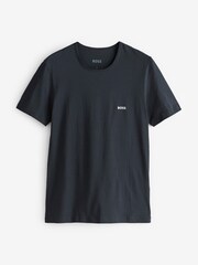 BOSS Black/Blue/Navy T-Shirts 3 Pack - Image 4 of 8