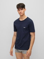 BOSS Black/Blue/Navy T-Shirts 3 Pack - Image 5 of 8