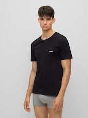 BOSS Black/Blue/Navy T-Shirts 3 Pack - Image 7 of 8