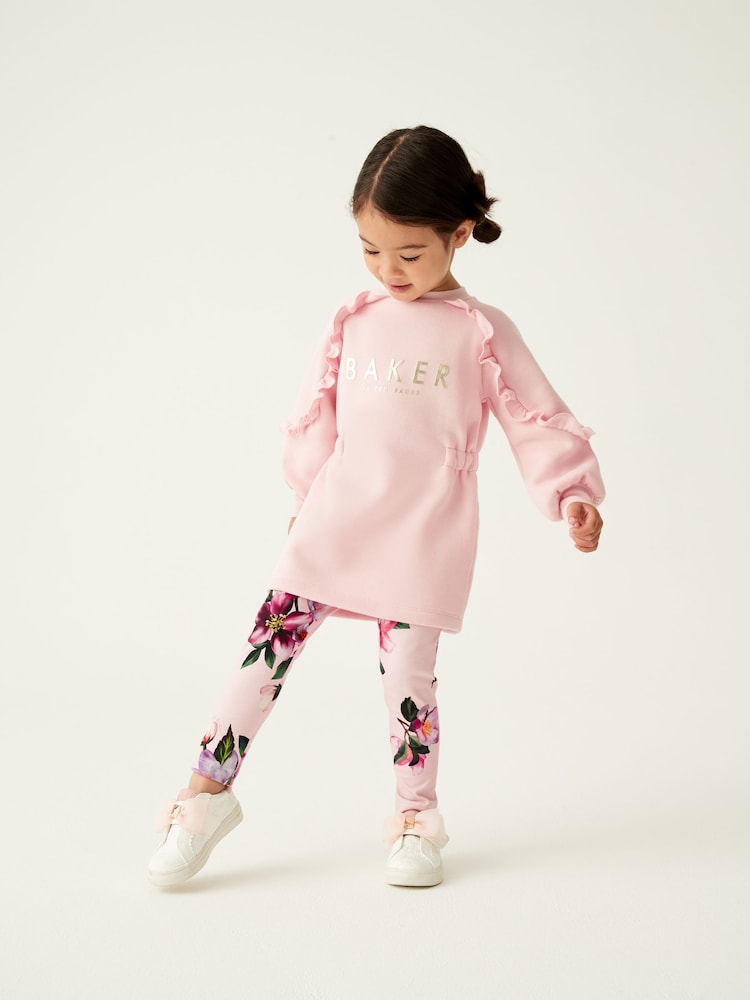 Baker by Ted Baker Floral Legging and Longline Sweater Set - Image 1 of 11