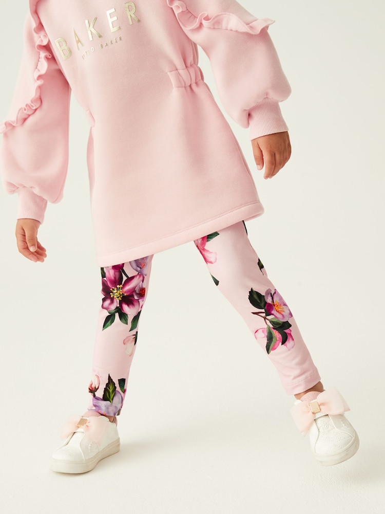 Baker by Ted Baker Floral Legging and Longline Sweater Set - Image 3 of 11