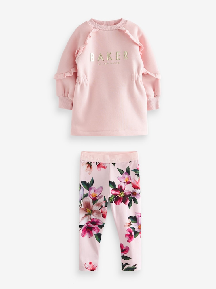 Baker by Ted Baker Floral Legging and Longline Sweater Set - Image 6 of 11