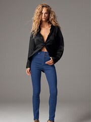 Own. 70s Blue Ultra High Rise Skinny Jeans - Image 1 of 1