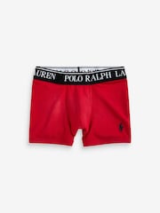 Mornarica - Polo Ralph Lauren deški komplet 2 raztegljivih bokseric z logotipom - Slika 3 iz 3