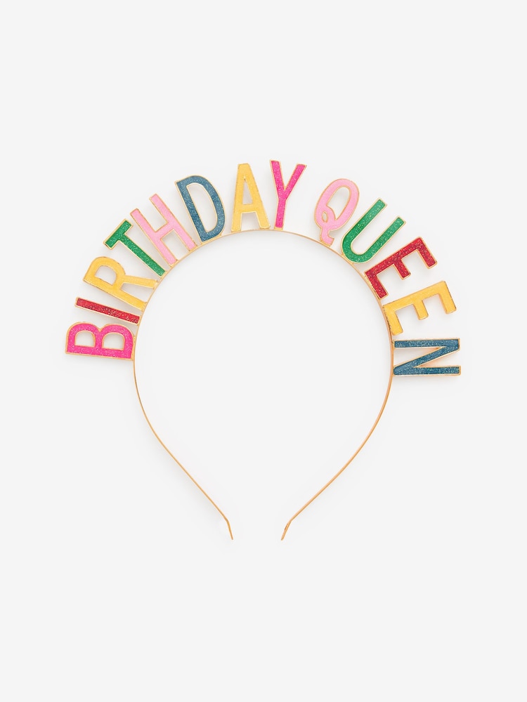 Multi Birthday Queen Headband - Image 3 of 3 Multi Birthday Queen Headband - Image 3 of 3