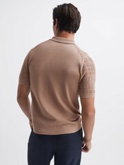 Reiss Rose Amersham Textured Button Through Shirt - Image 5 of 6