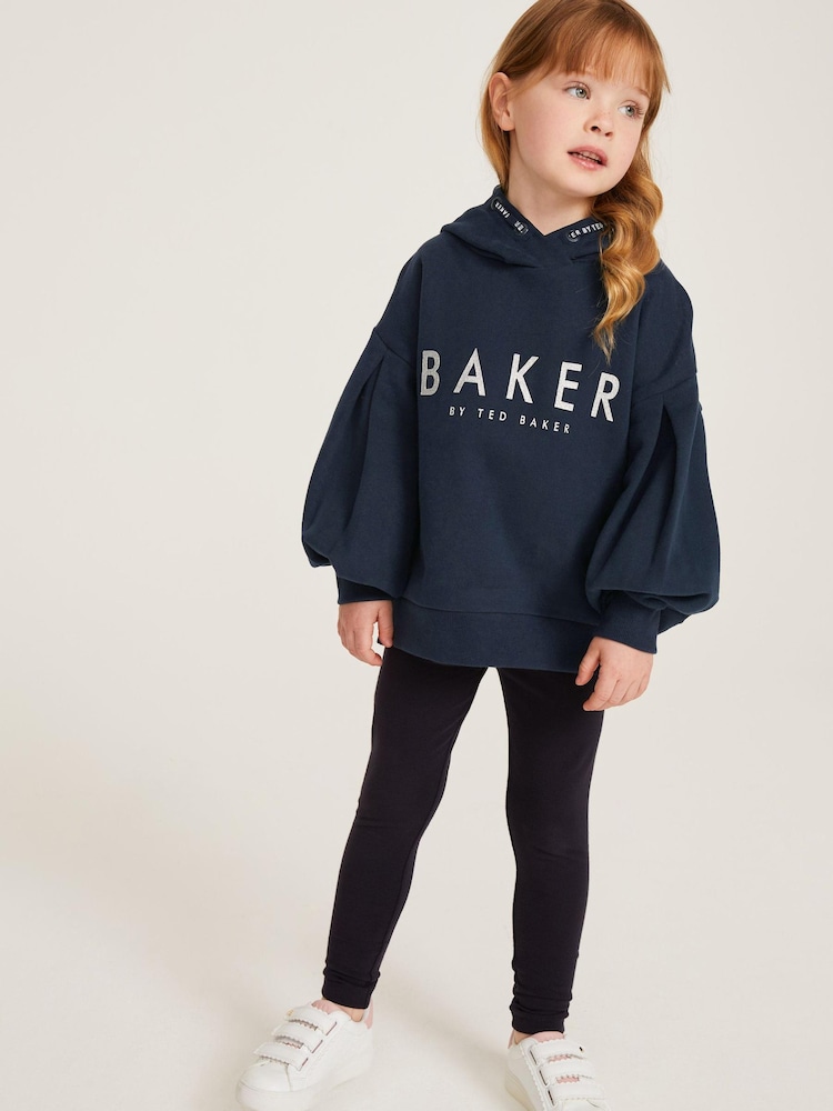 Mornarica - Kapucar z logotipom Baker by Ted Baker - Slika 1 iz 10