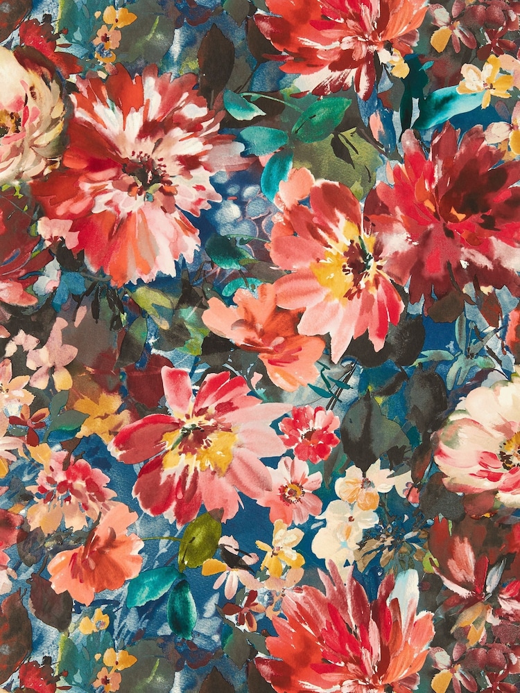 Clarke & Clarke Midnight Tahiti Exotica 10M Wallpaper - Image 3 of 3