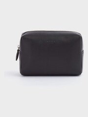 OSPREY LONDON Black The Kelso Leather Washbag - Image 2 of 4