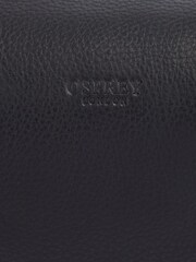 OSPREY LONDON Black The Kelso Leather Washbag - Image 4 of 4