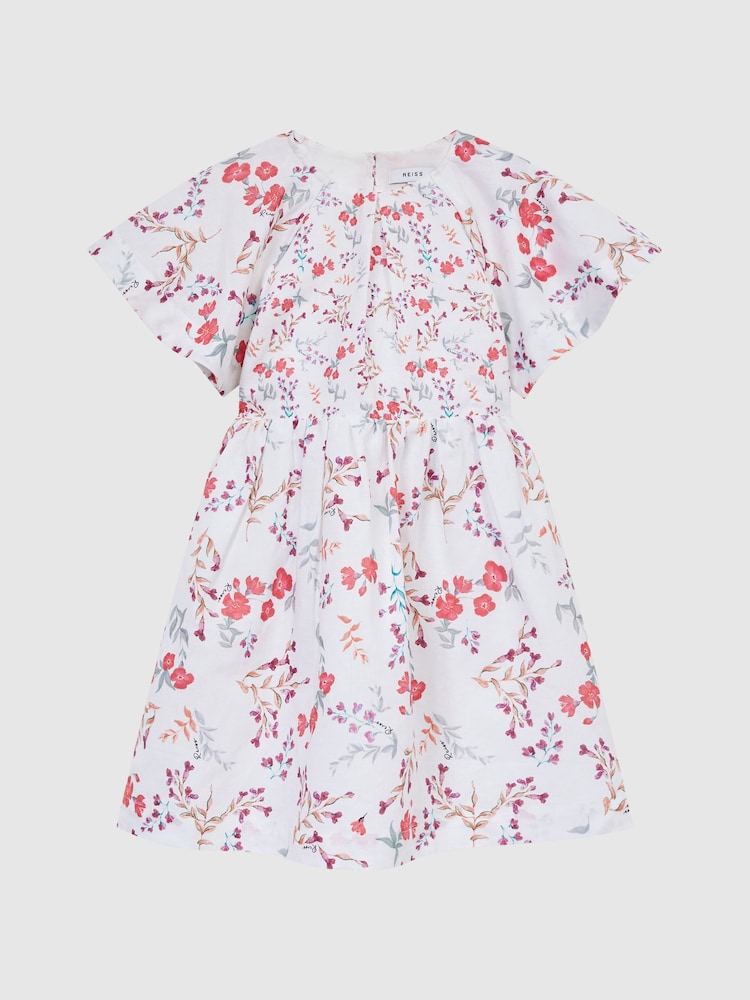 Reiss Multi Jeanie 4-9 yrs Print Midi Dress - Image 2 of 7