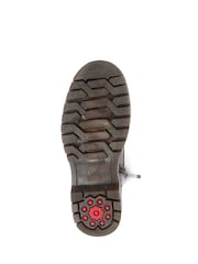 Pavers Red Wide Fit Lace-Up High-Shine Ankle Boots - Image 5 of 6