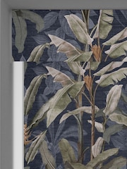 Graham & Brown Black Borneo Made to Measure Roller Blind - Image 3 of 6