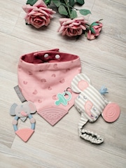 Cheeky Chompers Teething Baby 100% Cotton Gift Bundle - Image 1 of 9