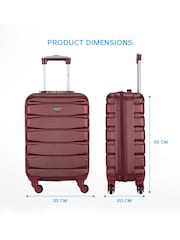 Flight Knight EasyJet Overhead 55x35x20cm Hard Shell Cabin Carry On Case Suitcase Set Of 2 - Image 2 of 7