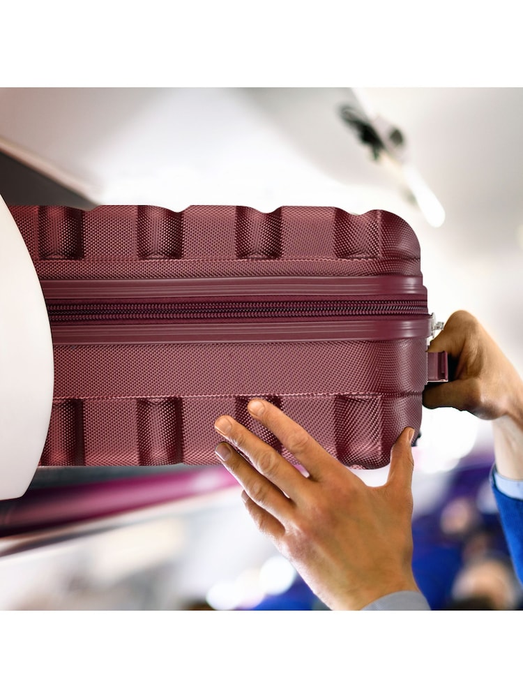 Flight Knight EasyJet Overhead 55x35x20cm Hard Shell Cabin Carry On Case Suitcase Set Of 2 - Image 7 of 7