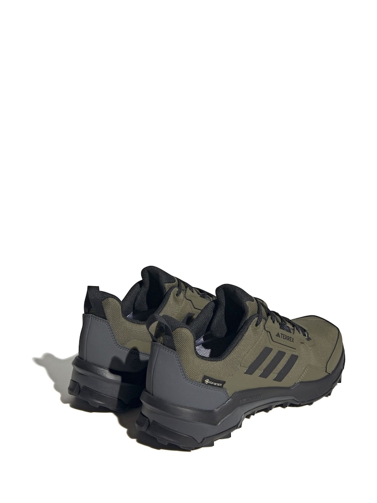 adidas Terrex Khaki Green AX4 GORE-TEX Hiking Shoes - Image 11 of 12