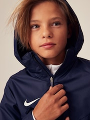 Nike Navy/White Dri-FIT Academy Training Rain Jacket - Image 3 of 6