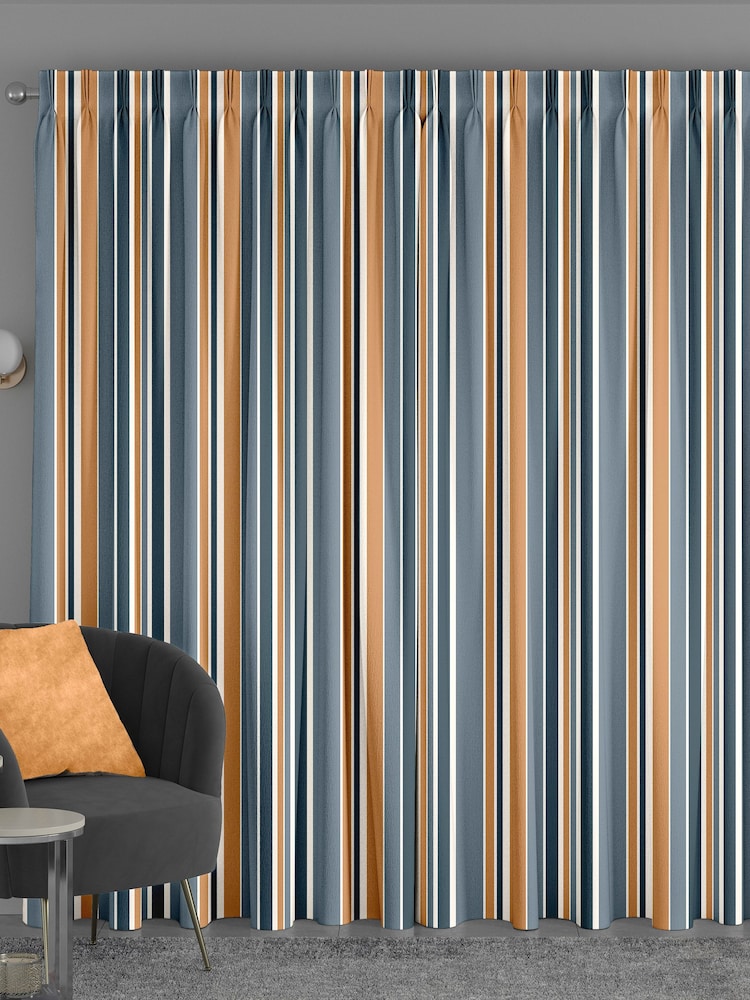 Orange Huddson Made To Measure Curtains - Image 2 of 9