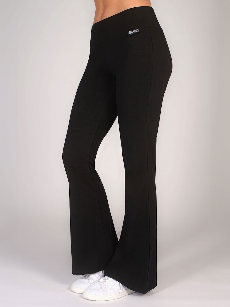 Schwarz - Jersey-Schlaghose für Damen - Bild 2 von 7 Schwarz - Jersey-Schlaghose für Damen - Bild 2 von 7