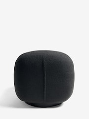 Soft Cosy Boucle Black Otis Swivel Accent Chair - Image 5 of 8