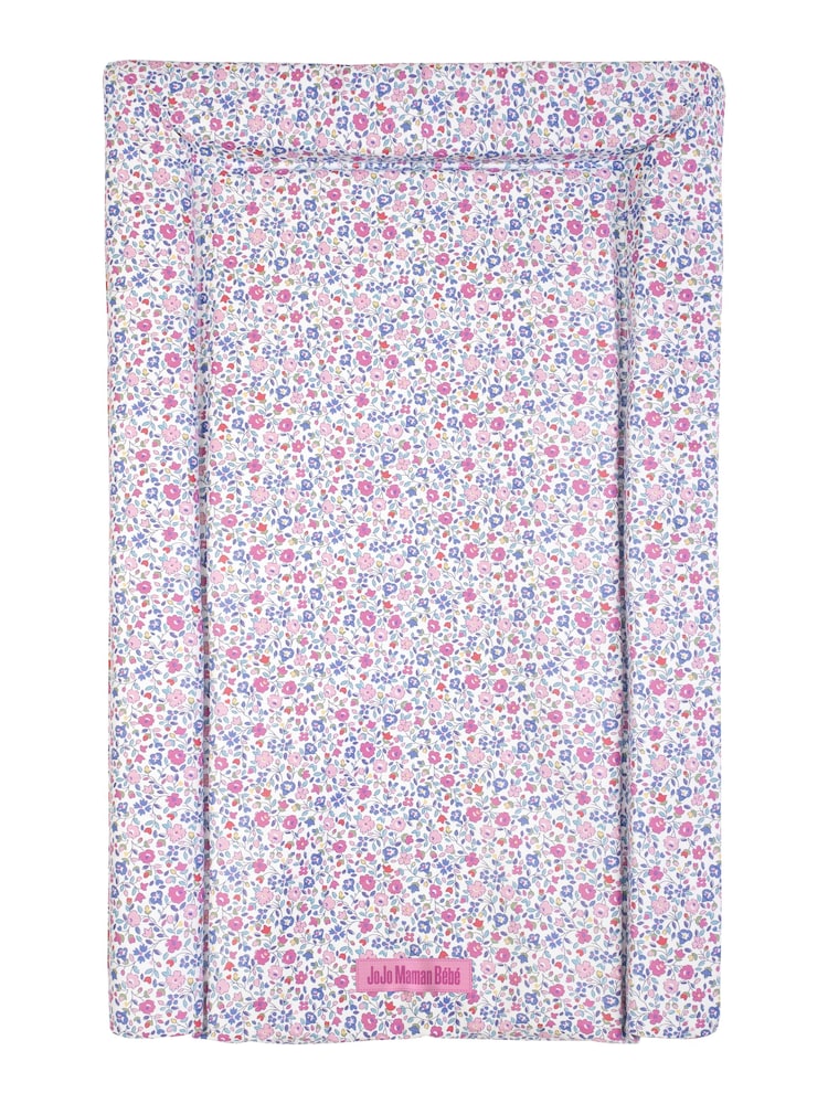 JoJo Maman Bébé Pink Ditsy Floral Baby Changing Mat - Image 1 of 2