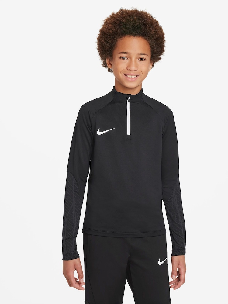 Schwarz - Nike Dri-FIT Strike Trainings-Top mit kurzem Reißverschluss - Bild 1 von 3