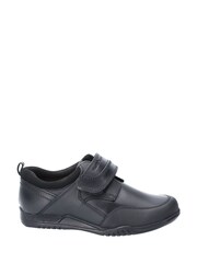 Hush Puppies Noah Black Senior School Shoes - Image 1 of 3