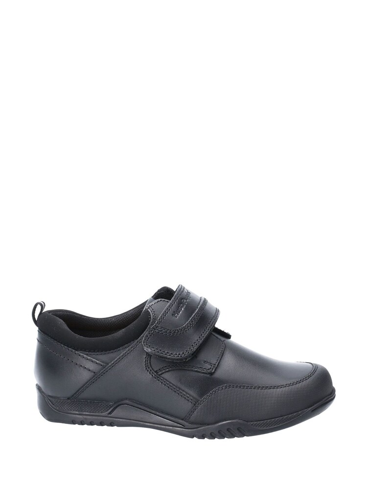 Hush Puppies Noah Black Senior School Shoes - Image 1 of 3