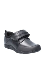 Hush Puppies Noah Black Senior School Shoes - Image 2 of 3