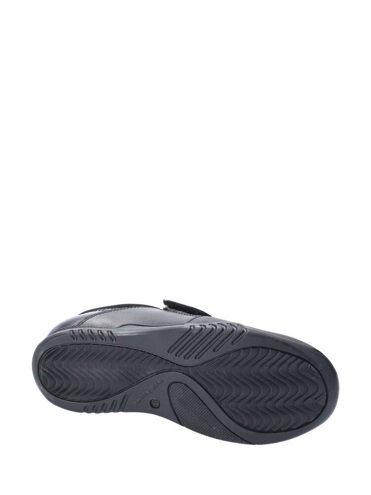 Hush Puppies Noah Black Senior School Shoes - Image 3 of 3
