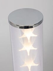 glow Chrome Galaxy Cylinder Table Lamp - Image 7 of 7