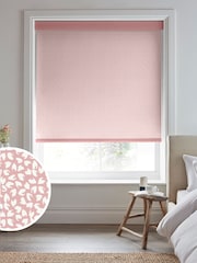 Laura Ashley Blush Pink Sycamore Made To Measure Roller Blind - Image 1 of 6