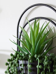 Black Bronx Artificial Plants Wall Plaque - Image 3 of 6