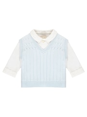 Emile Et  Rose Blue Three-Piece Occasionwear Set - Image 4 of 4
